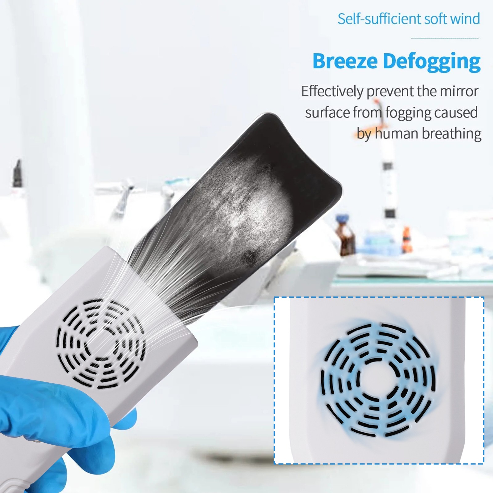 Dental Occlusal Fog Free LED Intra Oral Photo System 4 Mirror Anti-Fog