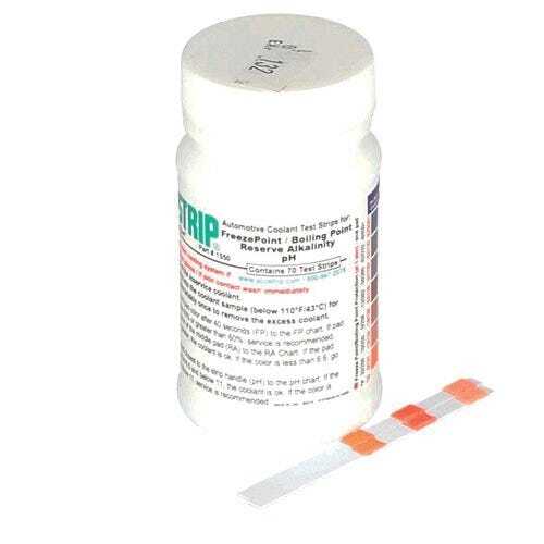 Coolant PH Test Strips fits Fluids/Chemicals/Oil/Additives Antifreeze