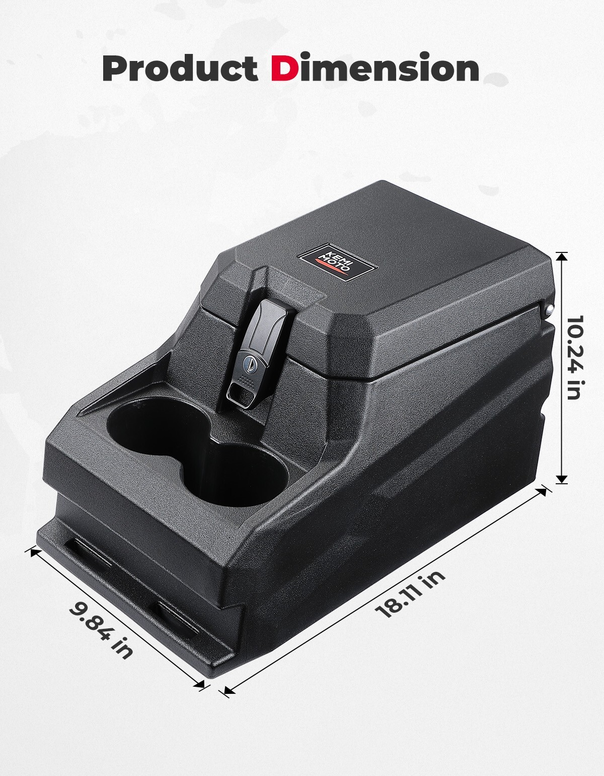 Bench Seat Center Console Armrest Box For CFMOTO Uforce 1000/1000 XL 2019-2024