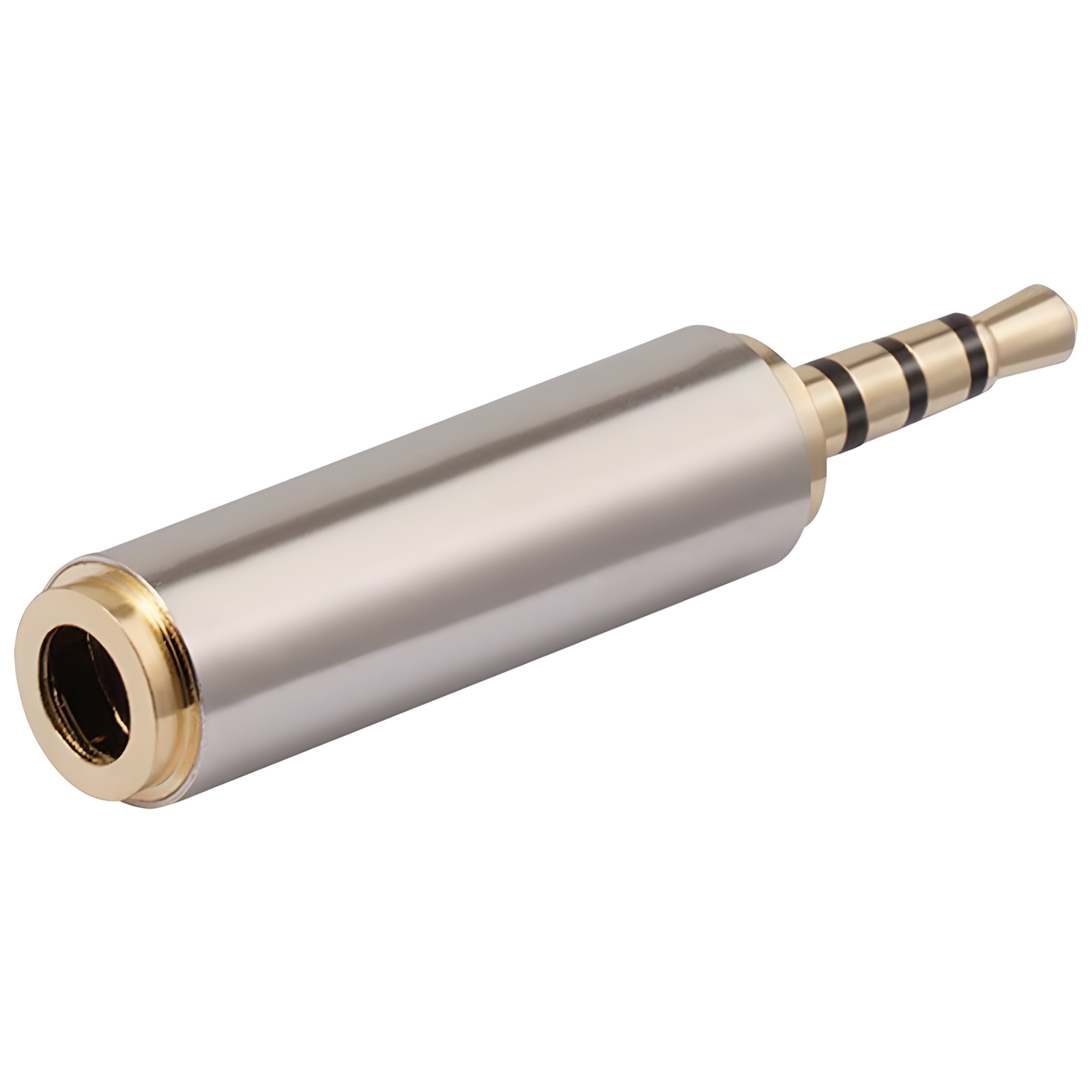 2.5mm Male to 3.5mm Female Stereo Mic Audio Headphone Jack Adapter Converter