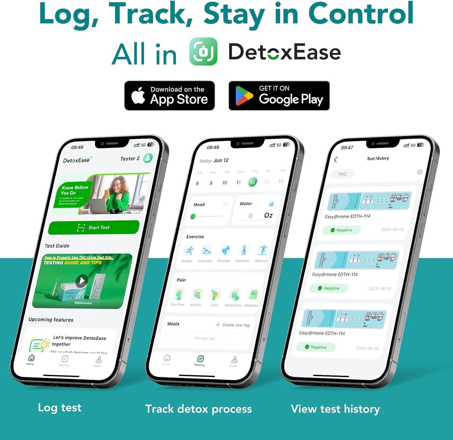 Easy@Home Single Drug Screen Test (Cannabinoids Urine Test) - THC 10 Pack