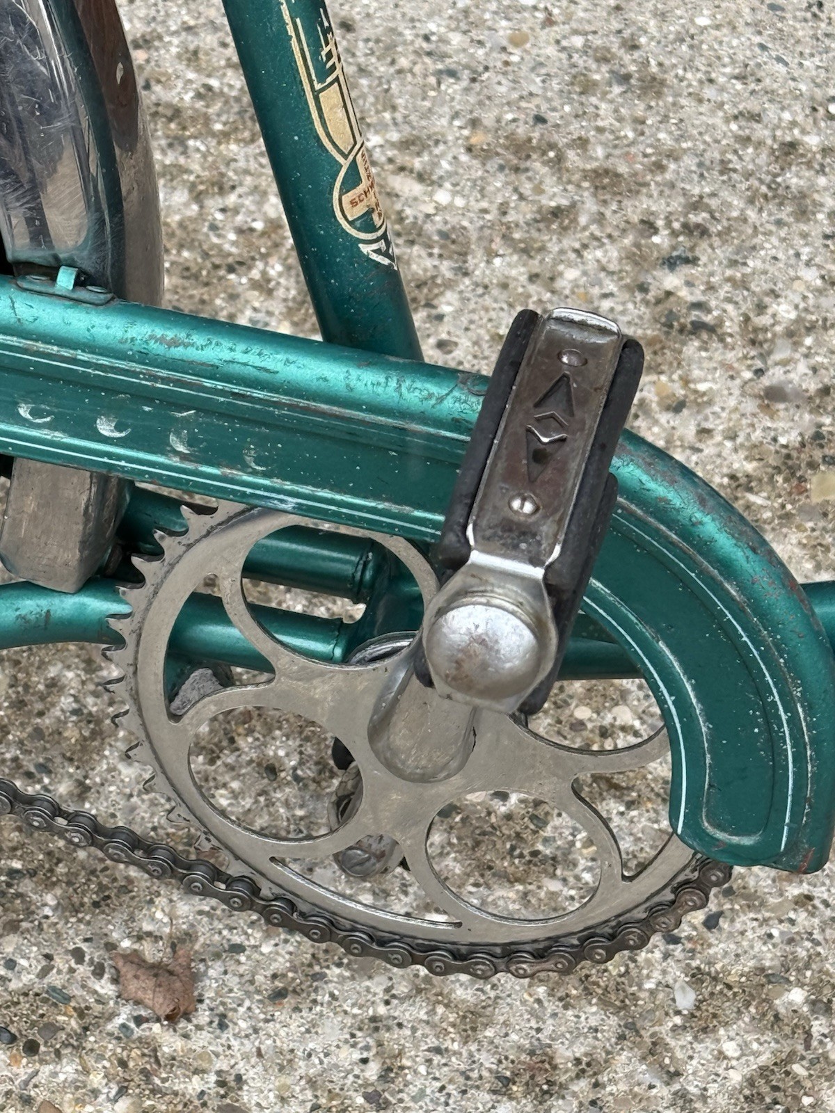 Vintage 1955 3-Speed Schwinn Corvette Bicycle Green Super Nice Refurbished Look