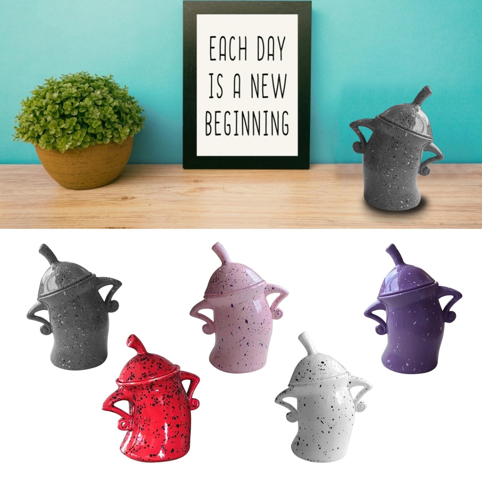 Canister With Attitude, Cute Sassy Storage Canister, Food Storage Jar with Lid ！