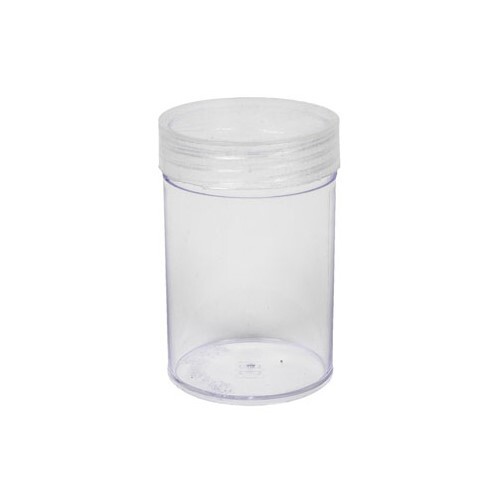 10 Large Silver Dollar Coin Tubes Round Screw Top Whitman Harris Clear Storage