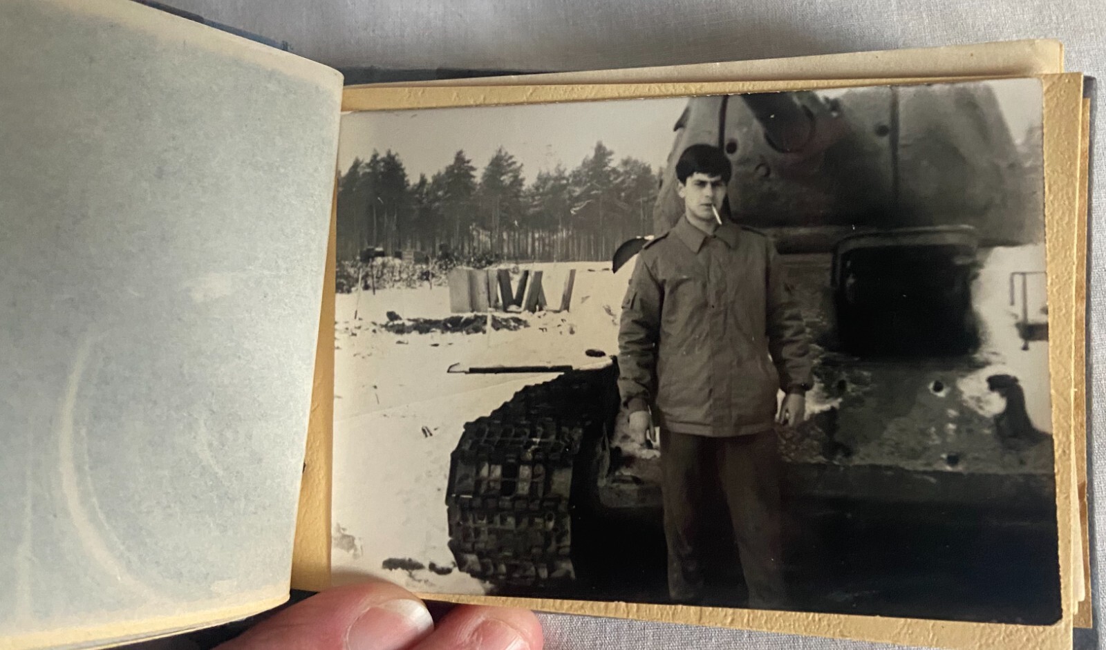 Original WWII/WW2 German Soldier Small Photo Album 5 1/4 x 3 1/2 - 33 Photos