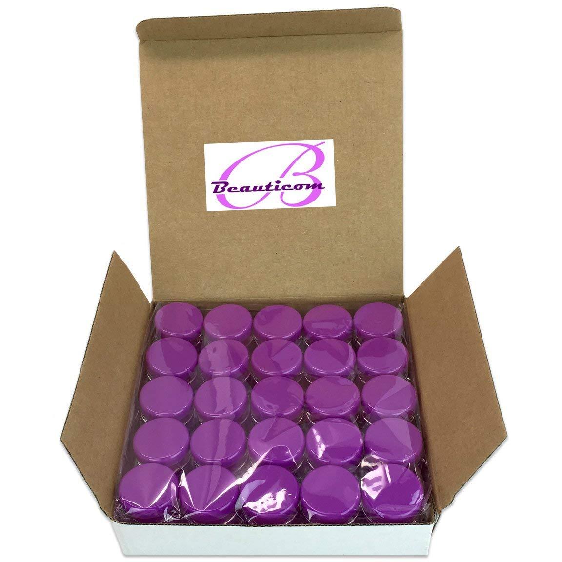 50 Pieces 5 Gram/5ML Plastic Makeup Cosmetic Lotion Cream Sample Jar Containers