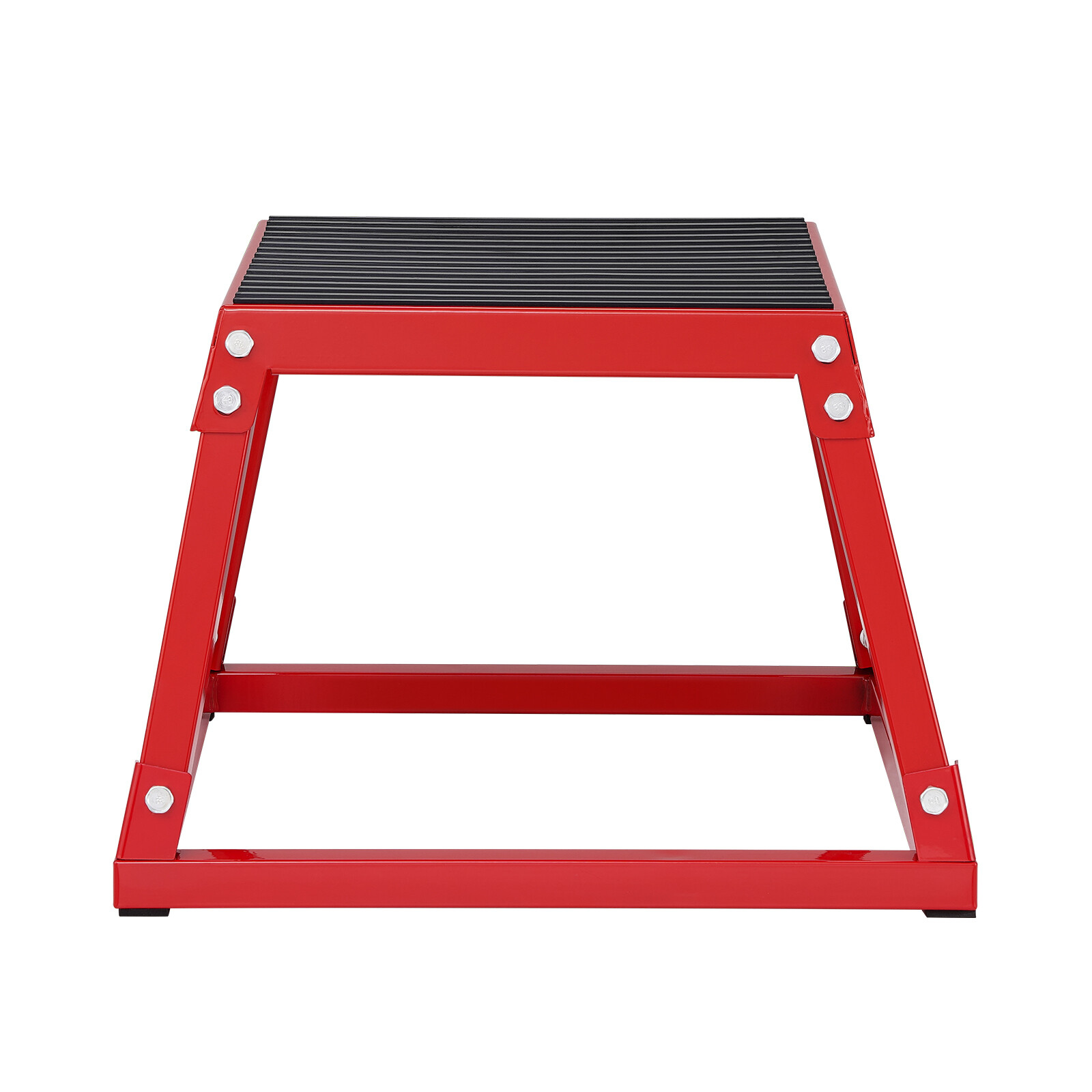 VEVOR 12" Plyometric Jump Box Fitness Exercise Plyo Box Step Cross Antislip Red