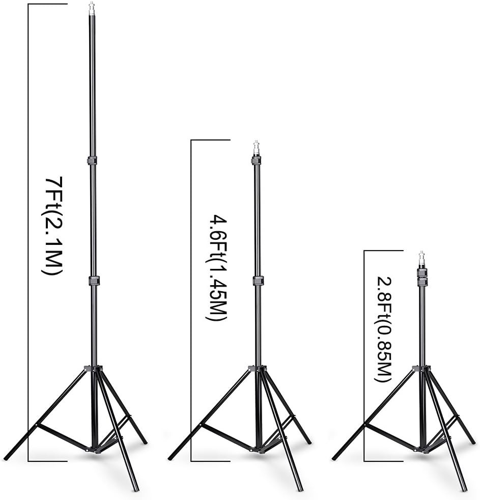 10x7ft(WxH) Heavy Duty Backdrop Stand Kit Photography Studio Background Support