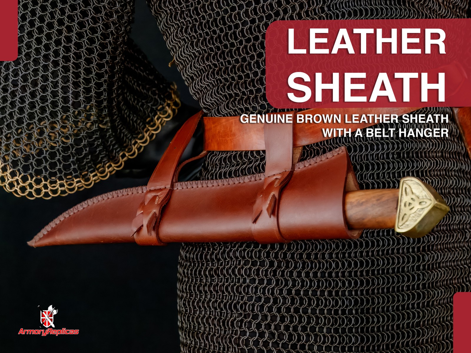 23" Medieval Coustille Dagger EN45 Steel Polished Sharp Blade w/ Scabbard