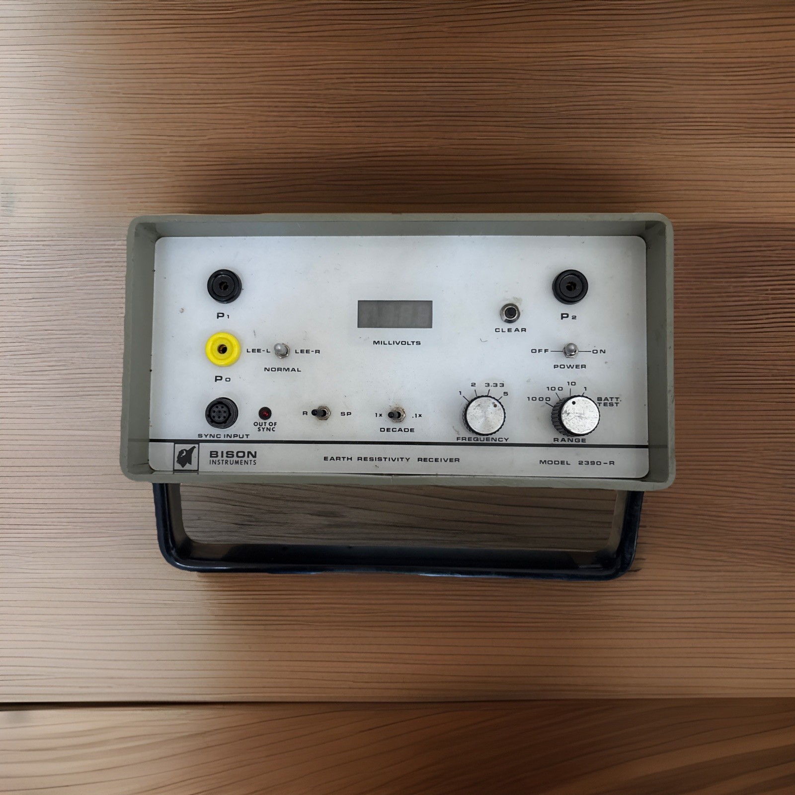 Bison Instruments 2390-R Earth Resistivity Receiver Geophysical Unit Untested