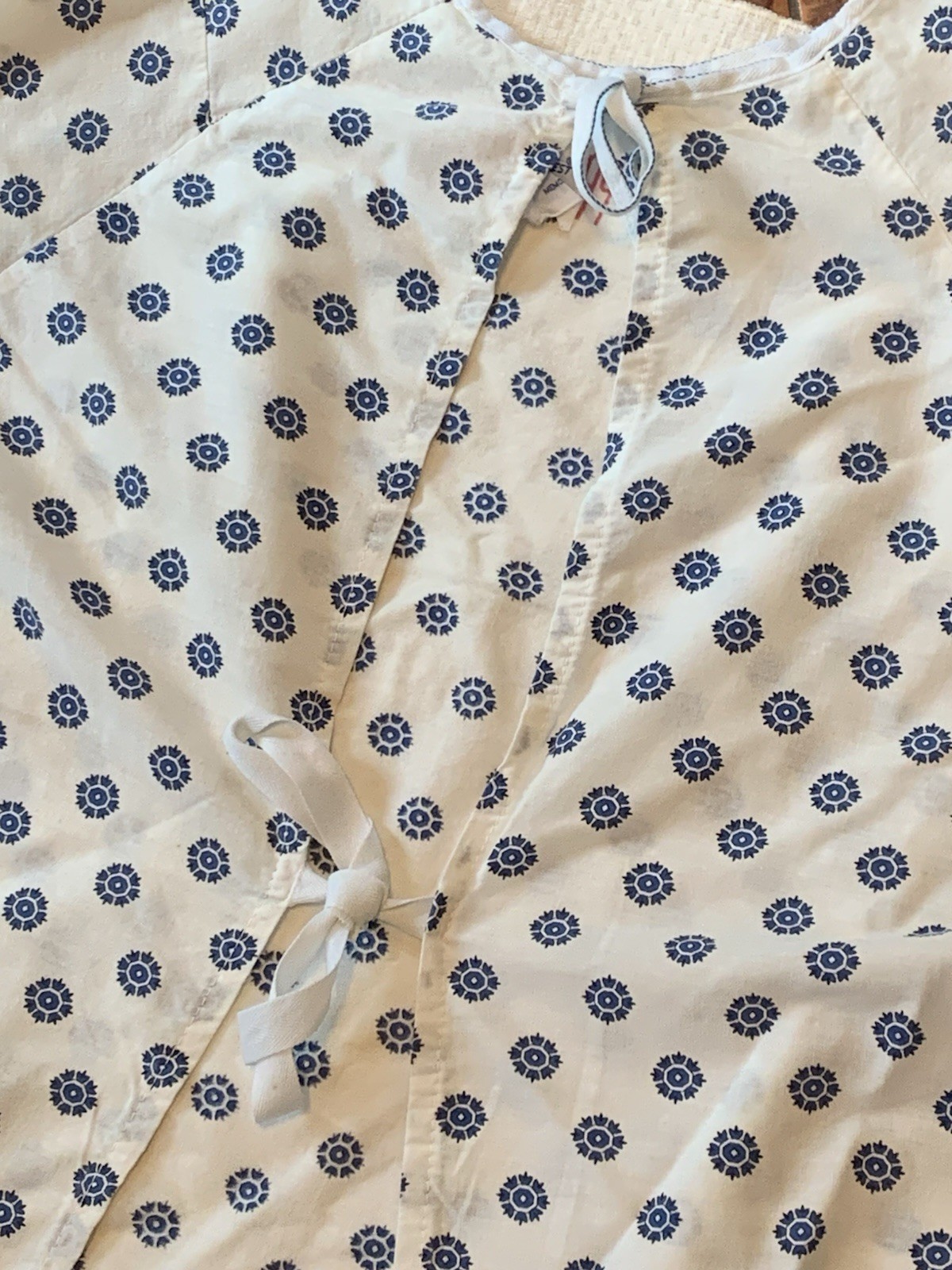 Pres. Hospital Vintage Hospital Gown Open Back Good Clean Condition