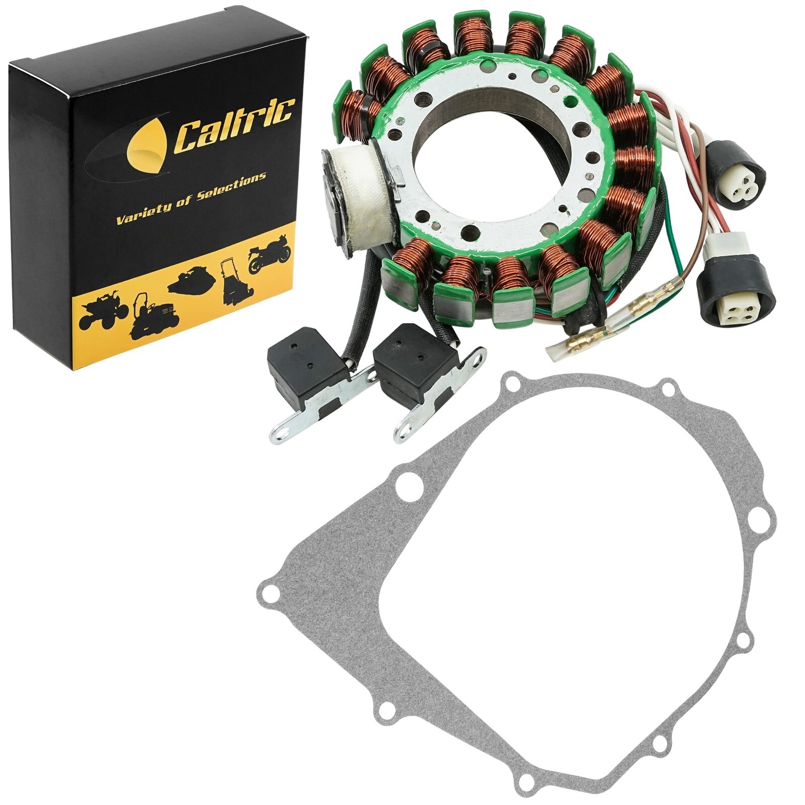 Stator and Gasket for Yamaha Big Bear 350 YFM350FW 4X4 1987 1988 1989