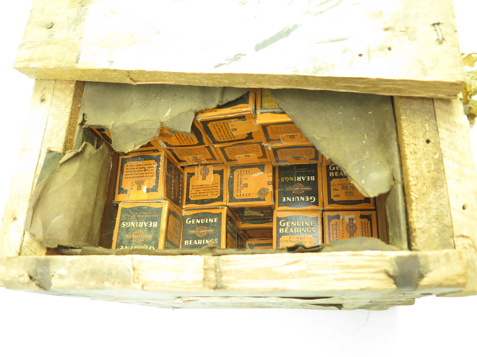 NOS 1929-73 Harley-Davidson 45 Flathead Connecting Rod Bearings Standard 309-29