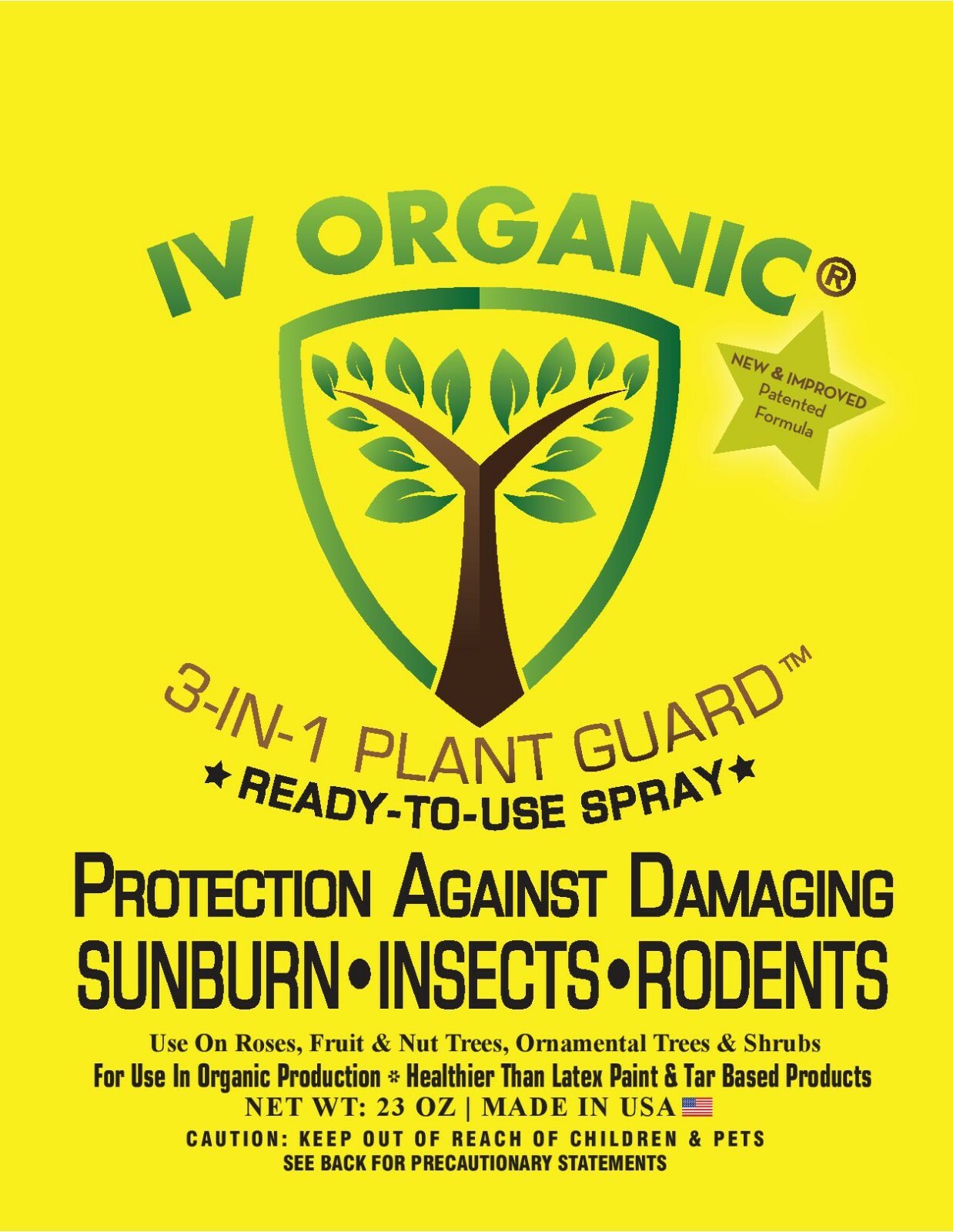 IV Organic 3-in-1 Plant Guard, Ready-To-Use Spray (23 oz)