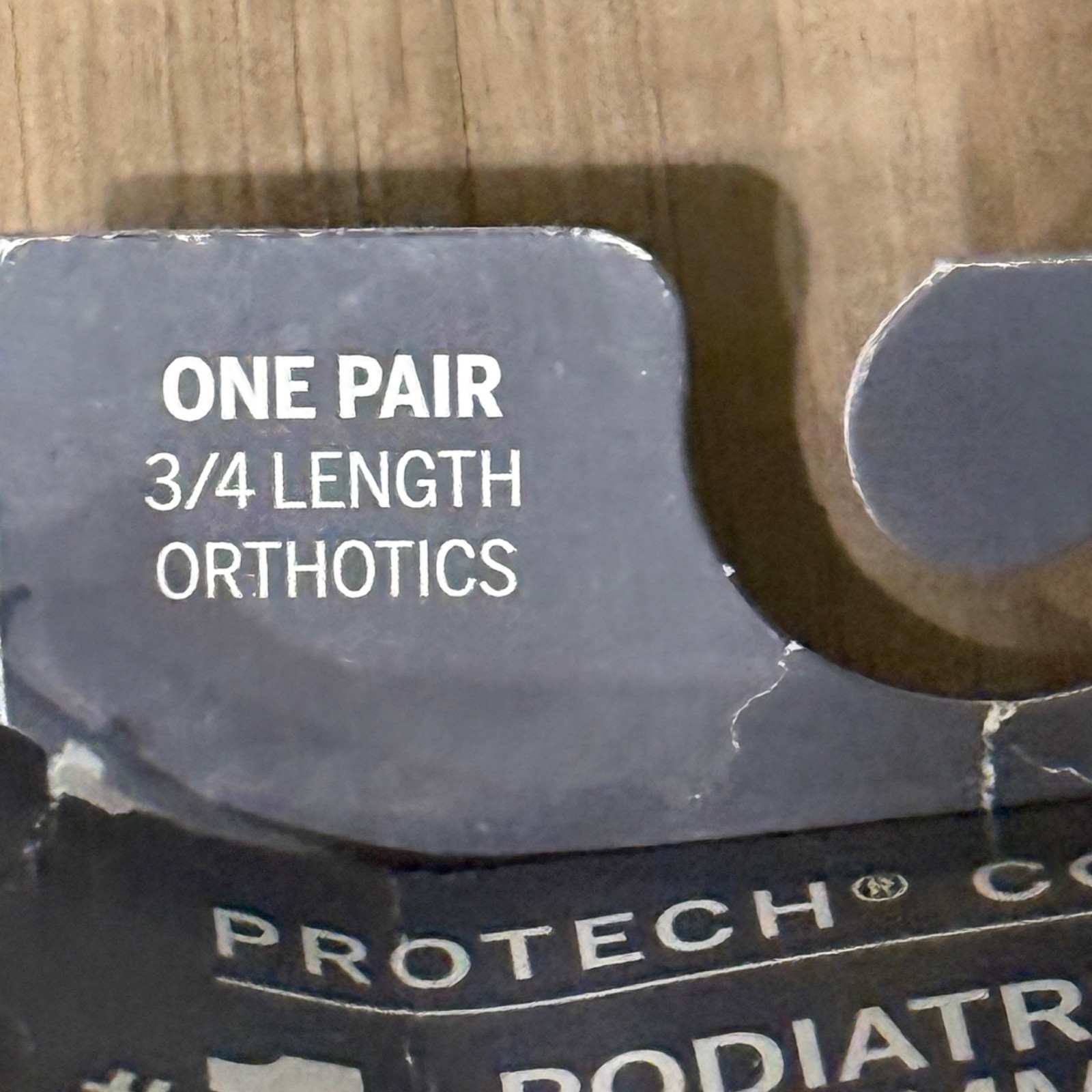 Power Step Protech 3/4 Length Insoles Size F Men's 12-13.5 Orthopedic New