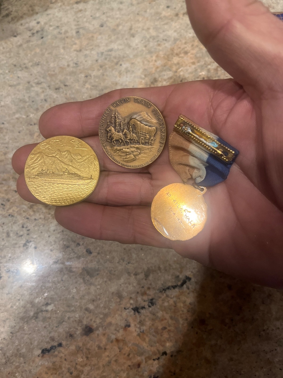 antique/vintage lot of medallions/badges