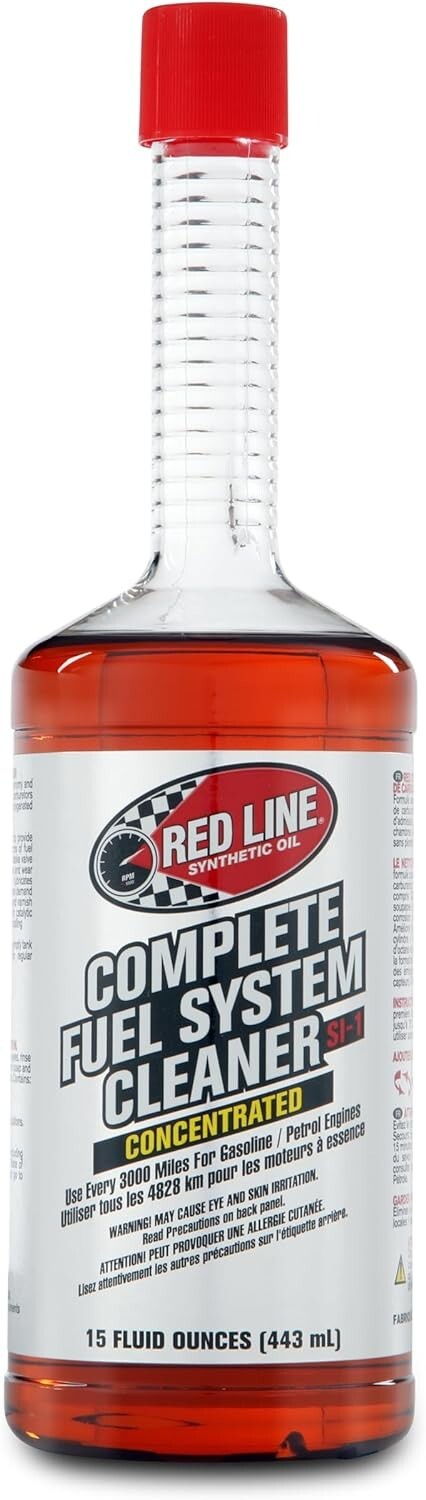 Red Line 60103 SI-1 Complete Fuel System Cleaner, 15oz. Bottles, 6 Pack