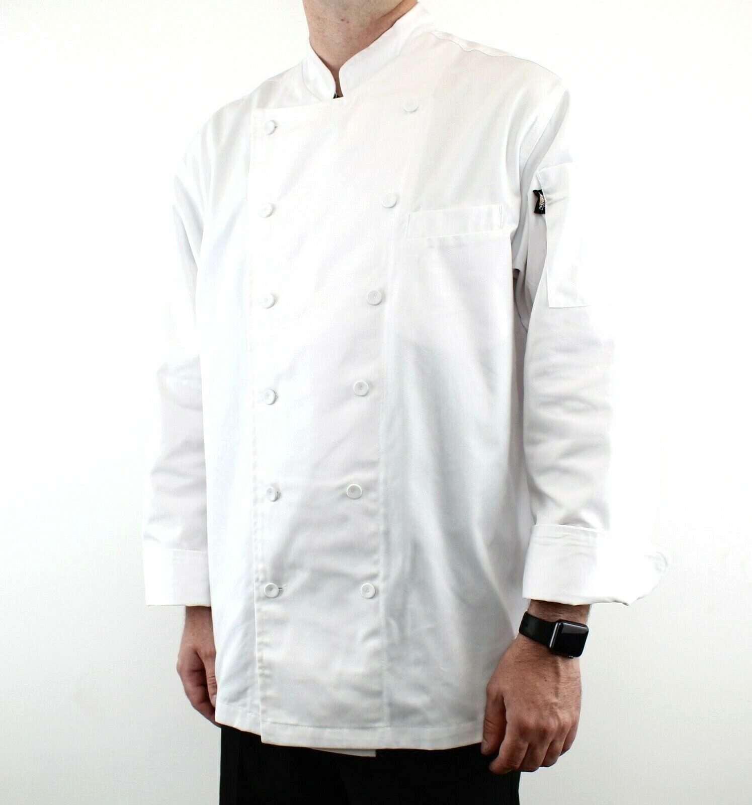 Dickies Executive Chef Coat Lorenzo Jacket Long Sleeve, 12 Button White DC101