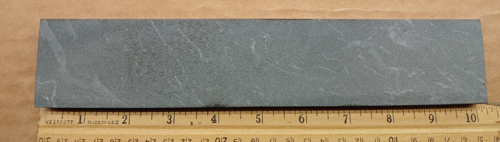 10"x 2"x 1/2" Black Hard Arkansas Oilstone, Whetstone, Knife Sharpening Stone