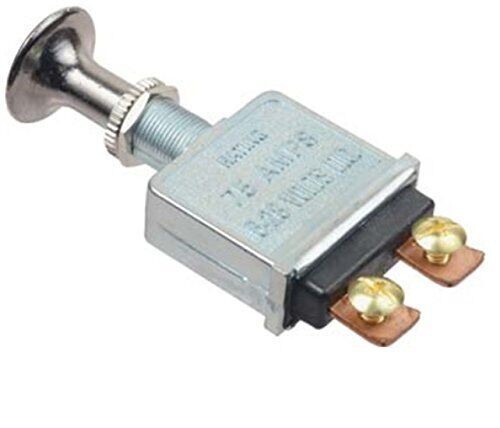 75 Amp Heavy Duty Push / Pull Switch - On / Off SPST - 6 thru 28 Volts DC