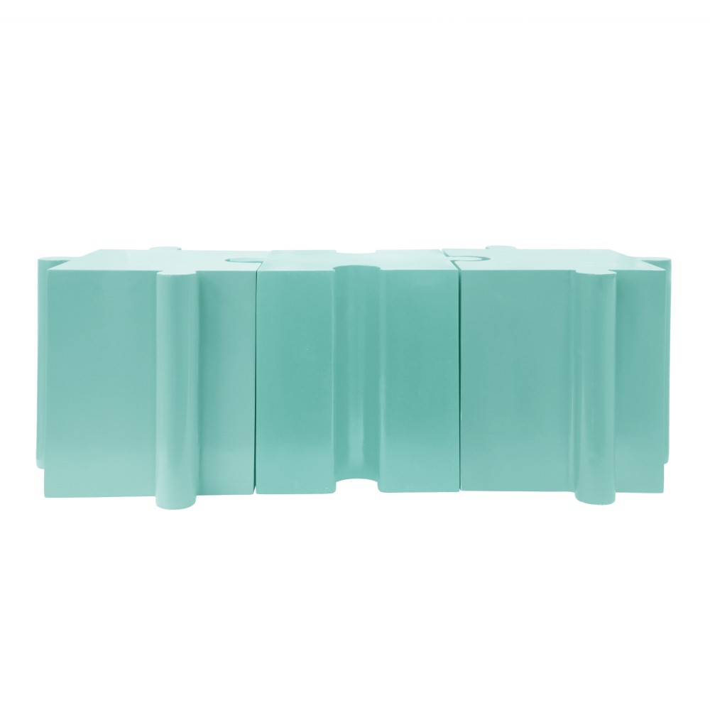 Modular MGO Puzzle Side Table, Light Green Custom Layouts Indoor Outdoor