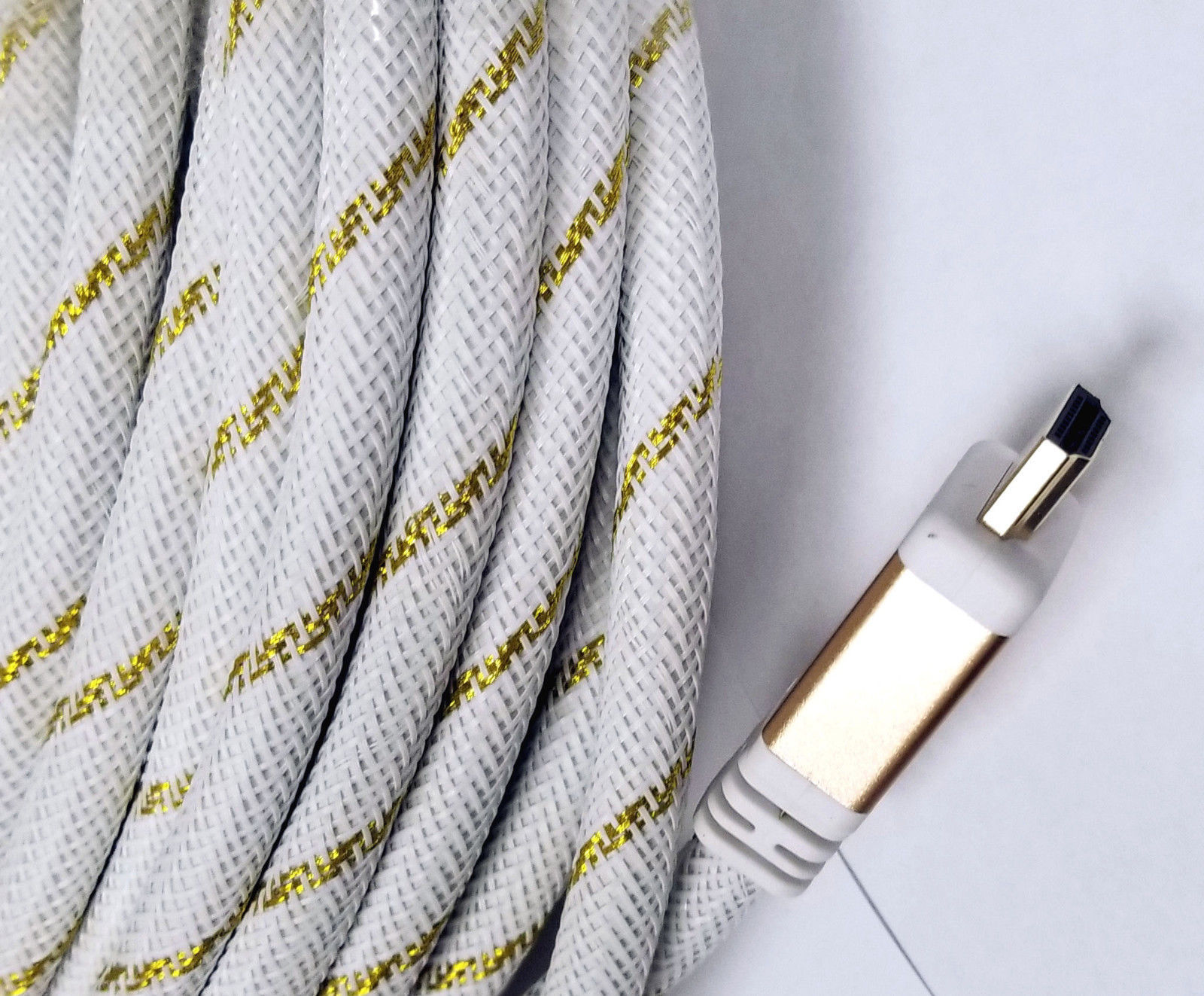 Premium HDMI Cable Cord 3ft 6ft 10ft 15ft 25ft 30ft 50ft 75ft 100ft White LOT US