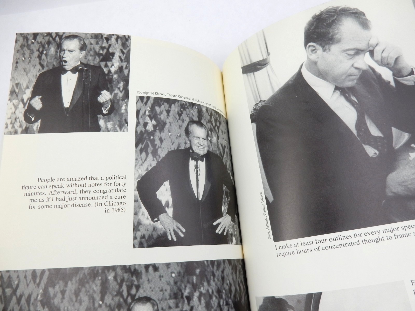 SIGNED PRESIDENT RICHARD NIXON HARDCOVER BOOK IN THE ARENA 1990 SIMON & SCHUSTER