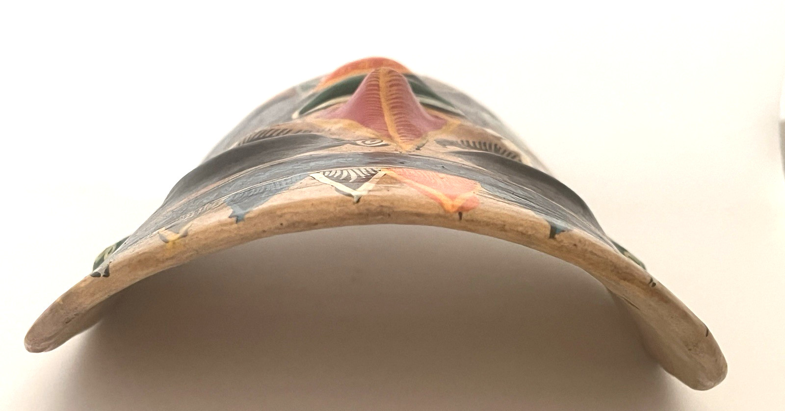 Talavera Mask Mexico Terracotta Pottery Hand Painted 6.5" x 9"