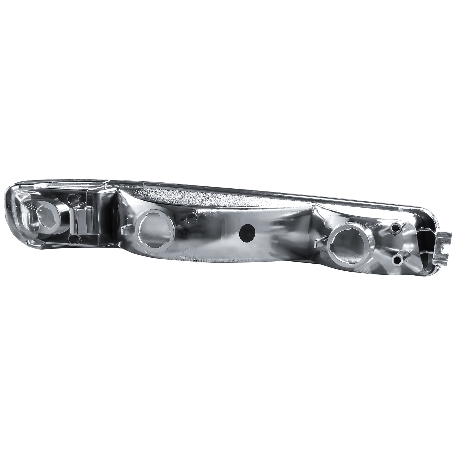 Pair Chrome Headlights w/ Bumper Lamps For 2000-2006 GMC Yukon Sierra 1500 2500