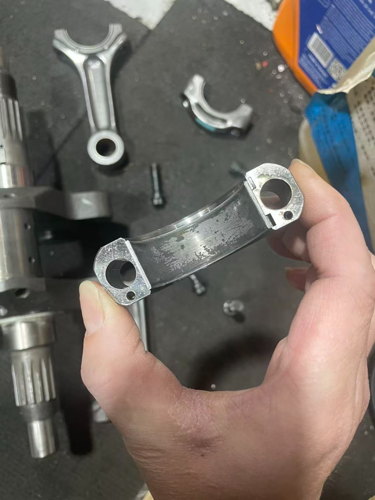 13-14 Ducati Multistrada 1200 Diavel Crankshaft w/ Connecting Rods 14621863AR