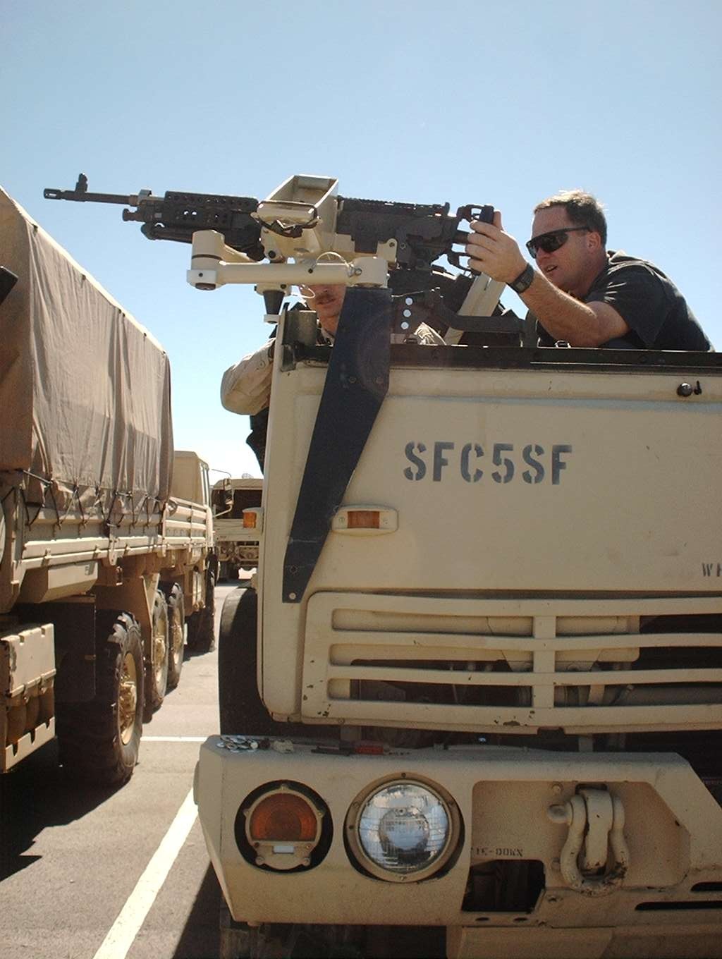 LMTV FMTV War Pig Mil Sys Group GPMG Mount