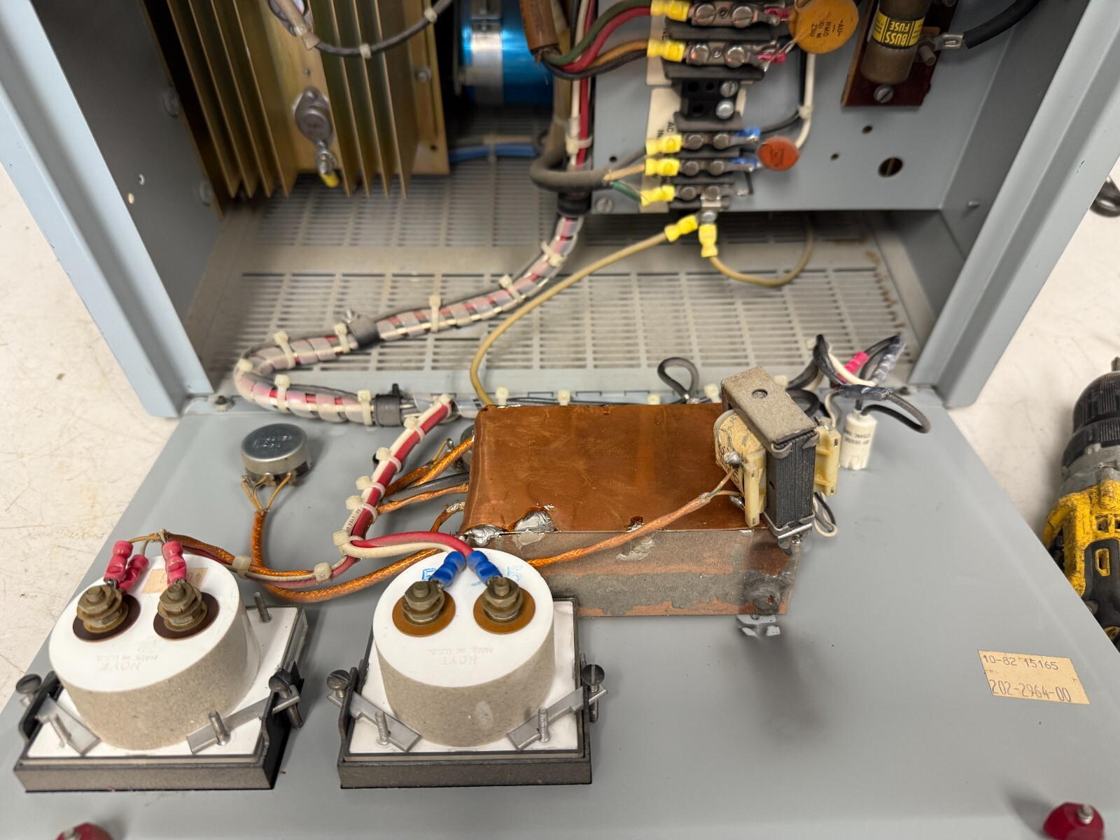 Huge Power Supply Ham Radio Teletype