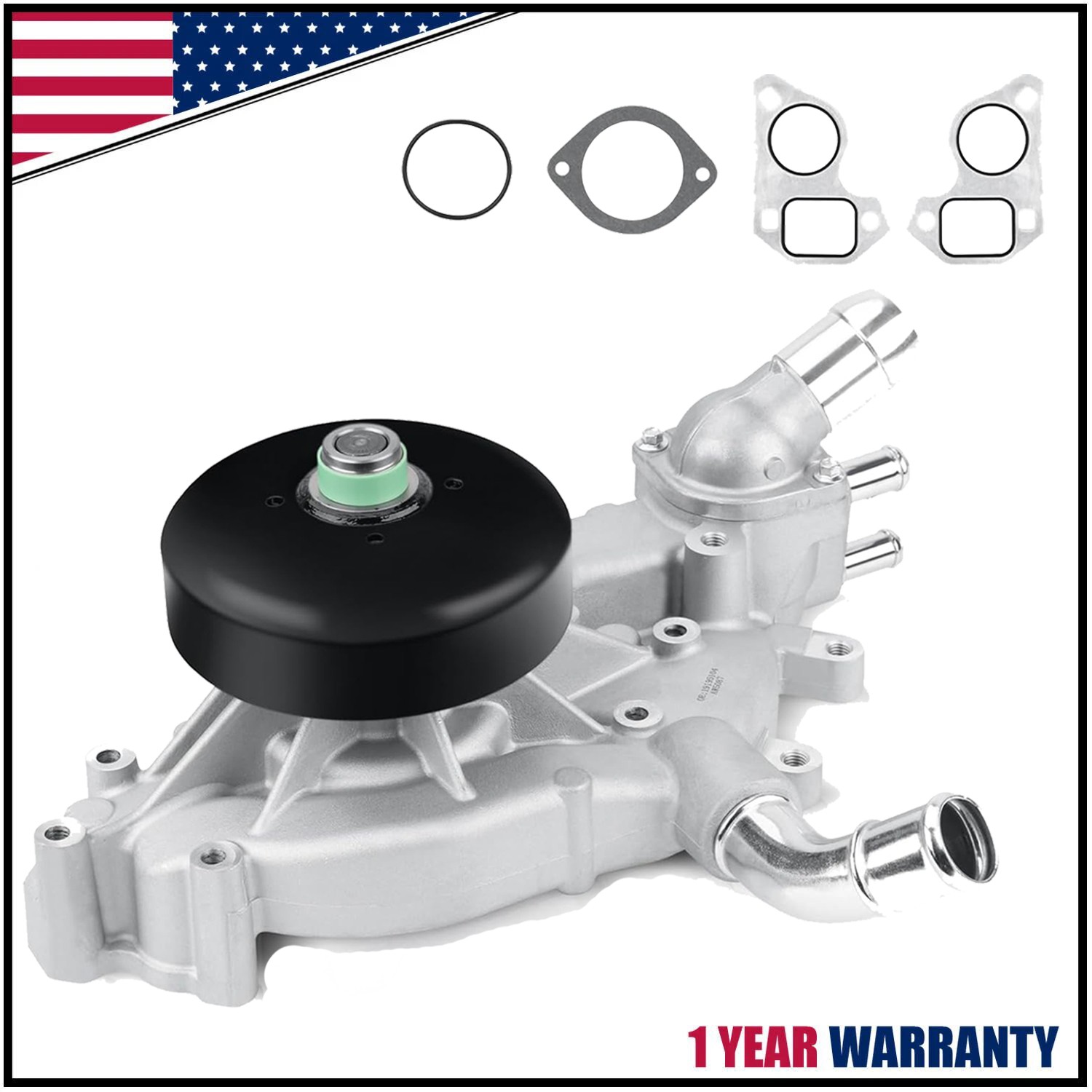 Water Pump With Thermostat For Chevy Silverado Tahoe GMC 4.8 5.3 6.0L , AW5104