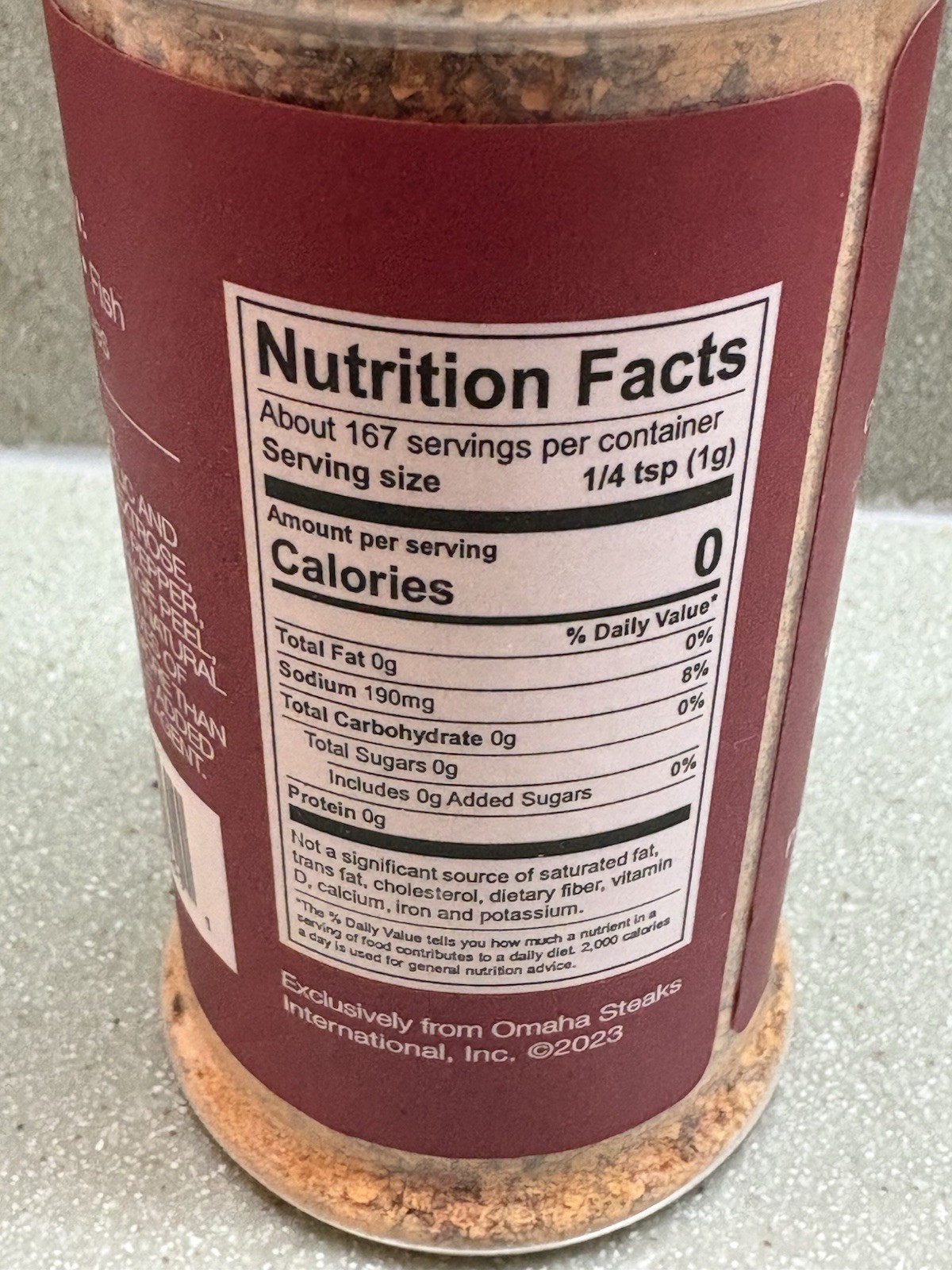 Omaha Steaks Seasoning 5.9 oz Classic Blend BRAND NEW SEALED