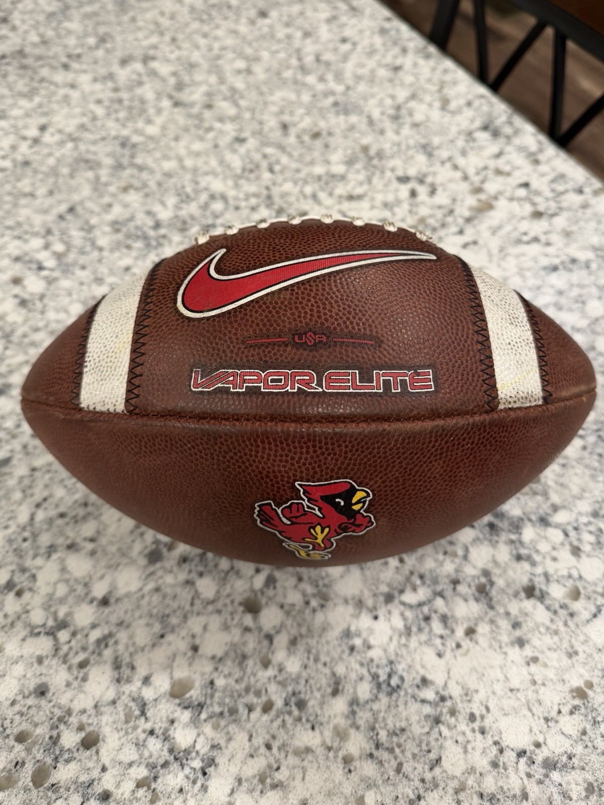 Nike Vapor Elite Leather Game Football Cardinals