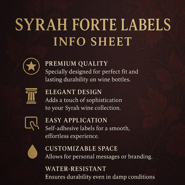 FWK Syrah Forte Labels
