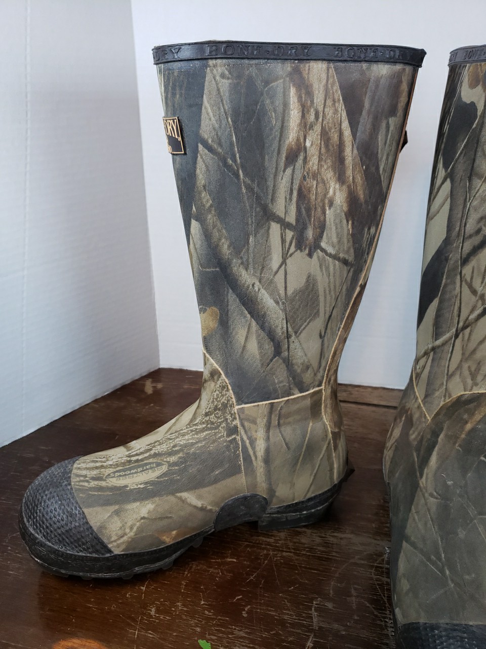 Redhead Bone Dry Realtree Hardwoods Rubber Boots 7 Thinsulate Steel Shank 1000g