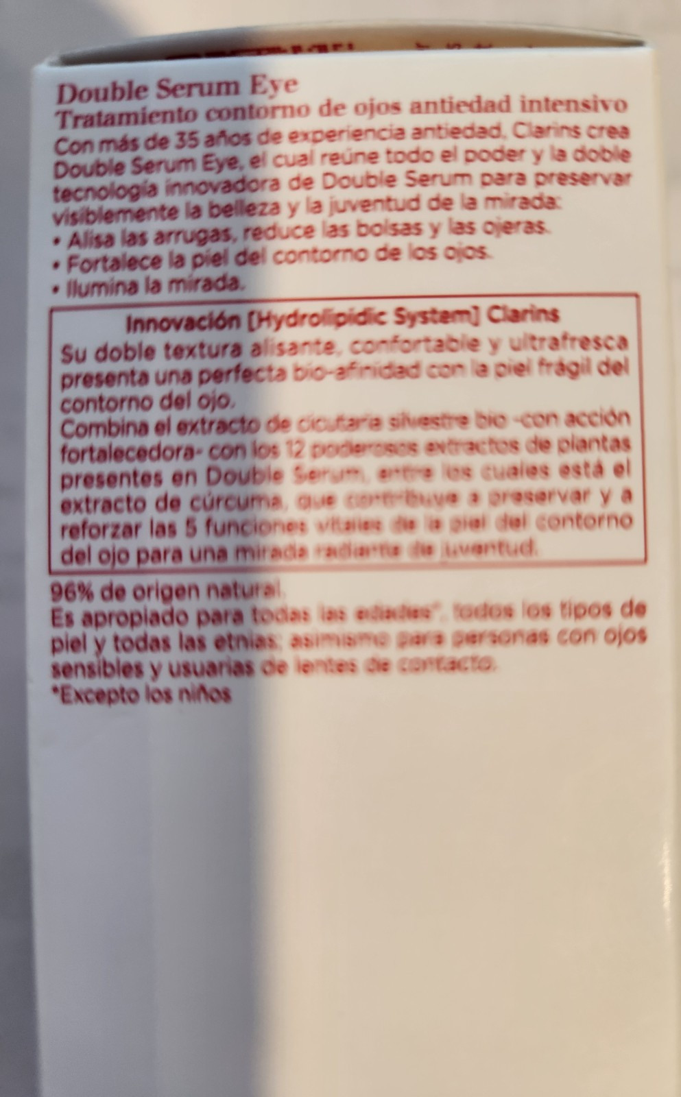 Double Serum Eye Global Age Control Concentrate 0.6 oz Skin Care