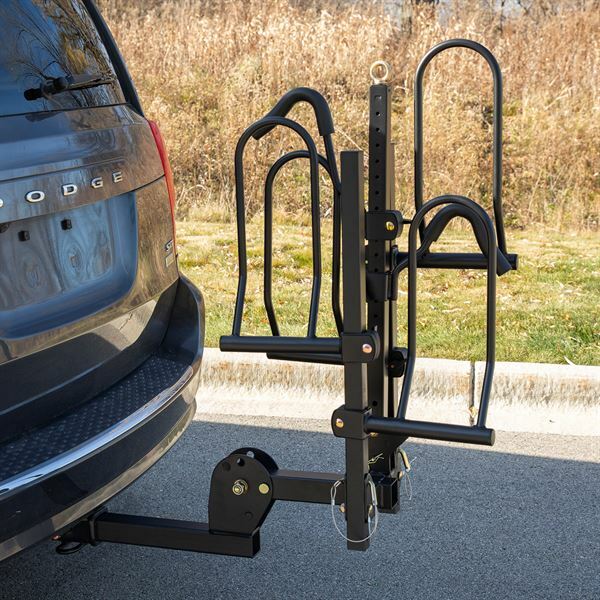 Elevate Outdoor Hitch Platform Rack for E-bikes and Fat Tire Bikes - 2 Bike