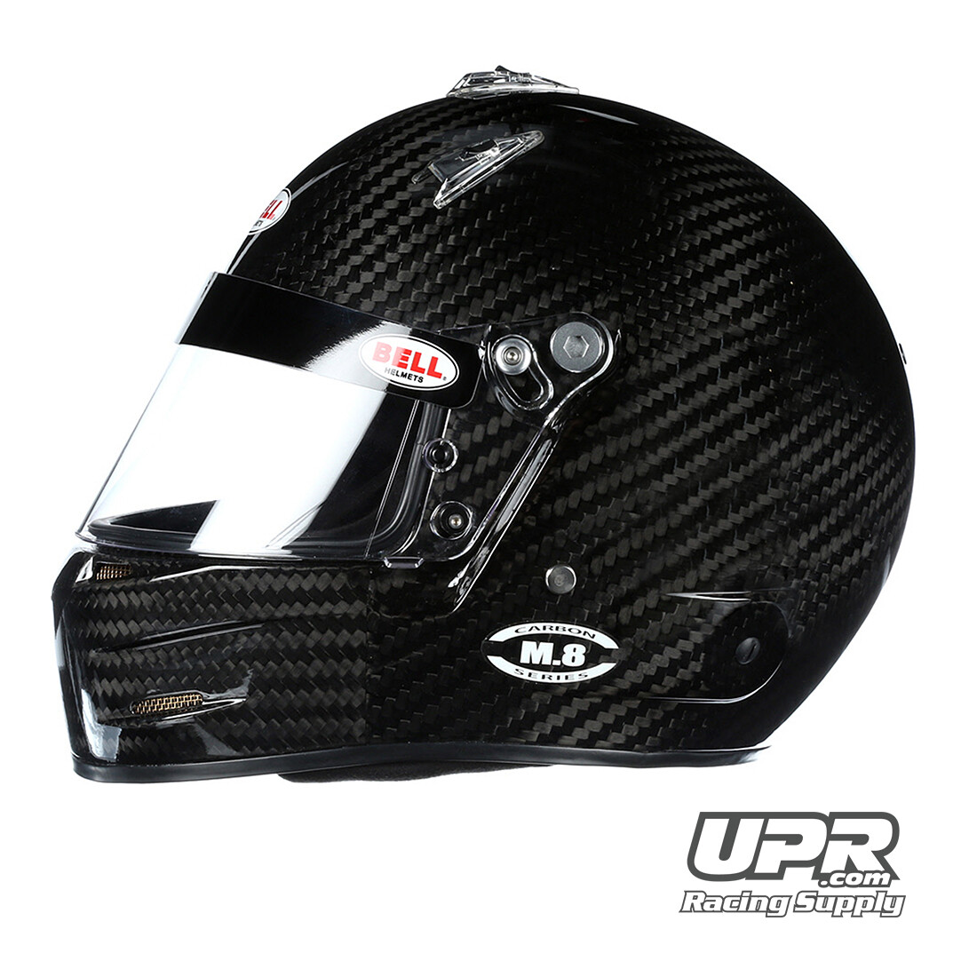 Bell M8 Carbon Fiber Racing Helmet SA2020 7 3/8+ (59+) Hans Ready Free Gear Bag