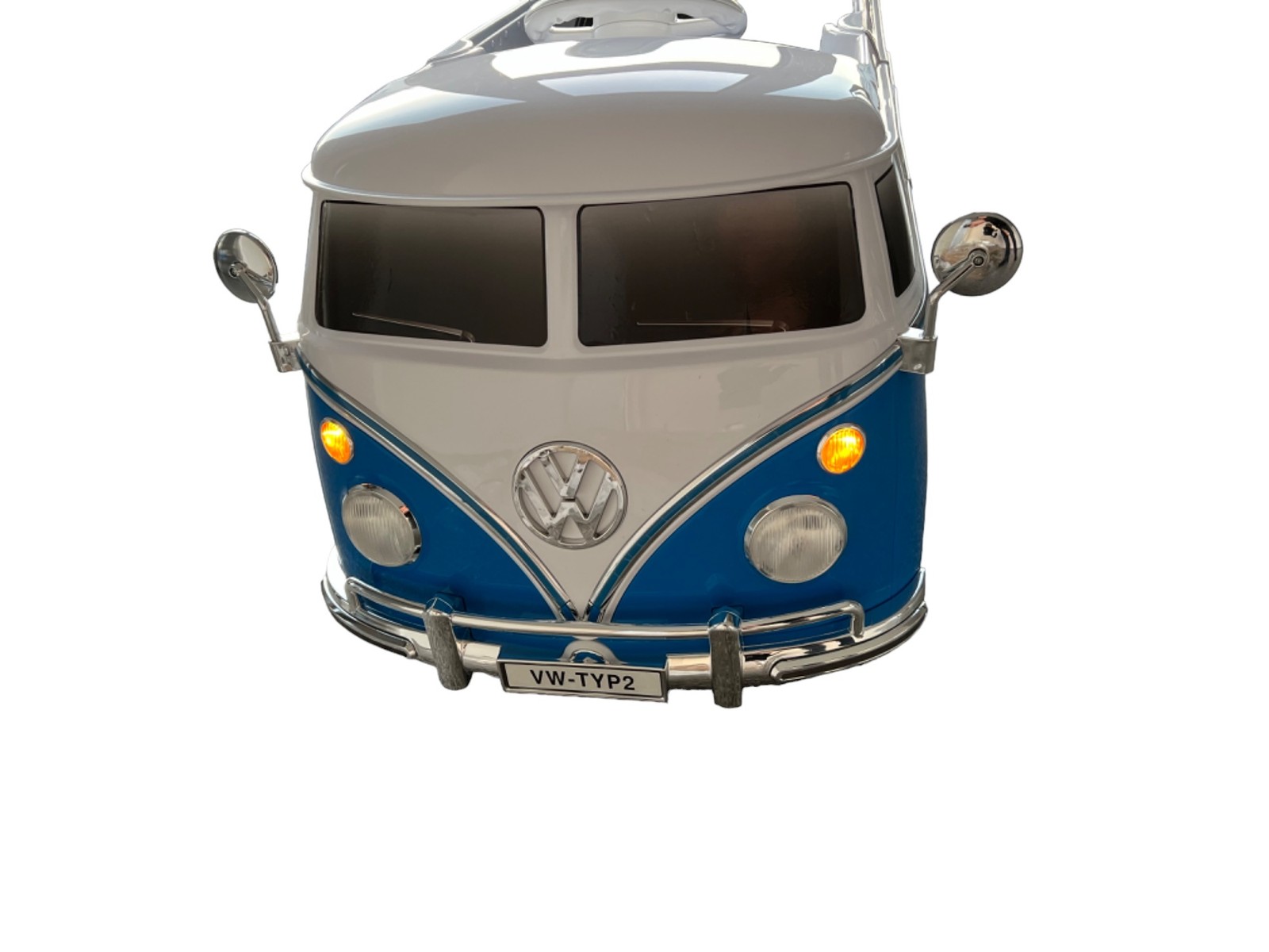 VW T1 Bulli Blue ROLLPLAY Kids Electric Car Battery Powered