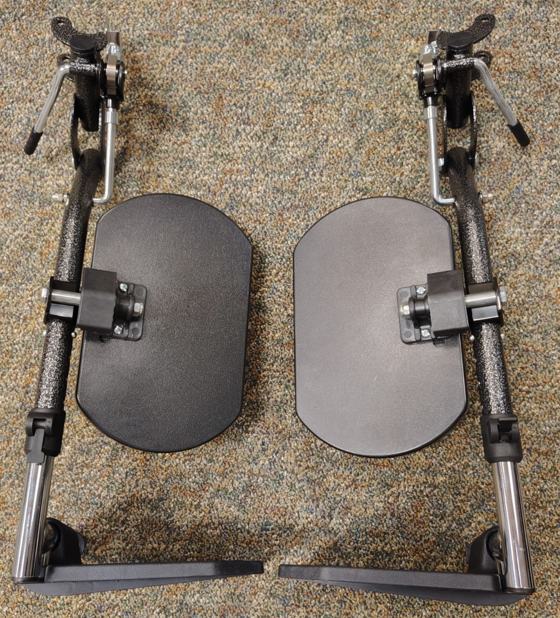 Pair Universal Elevating Leg Foot Rest Legrest Manual Wheelchair Wheel Chair New