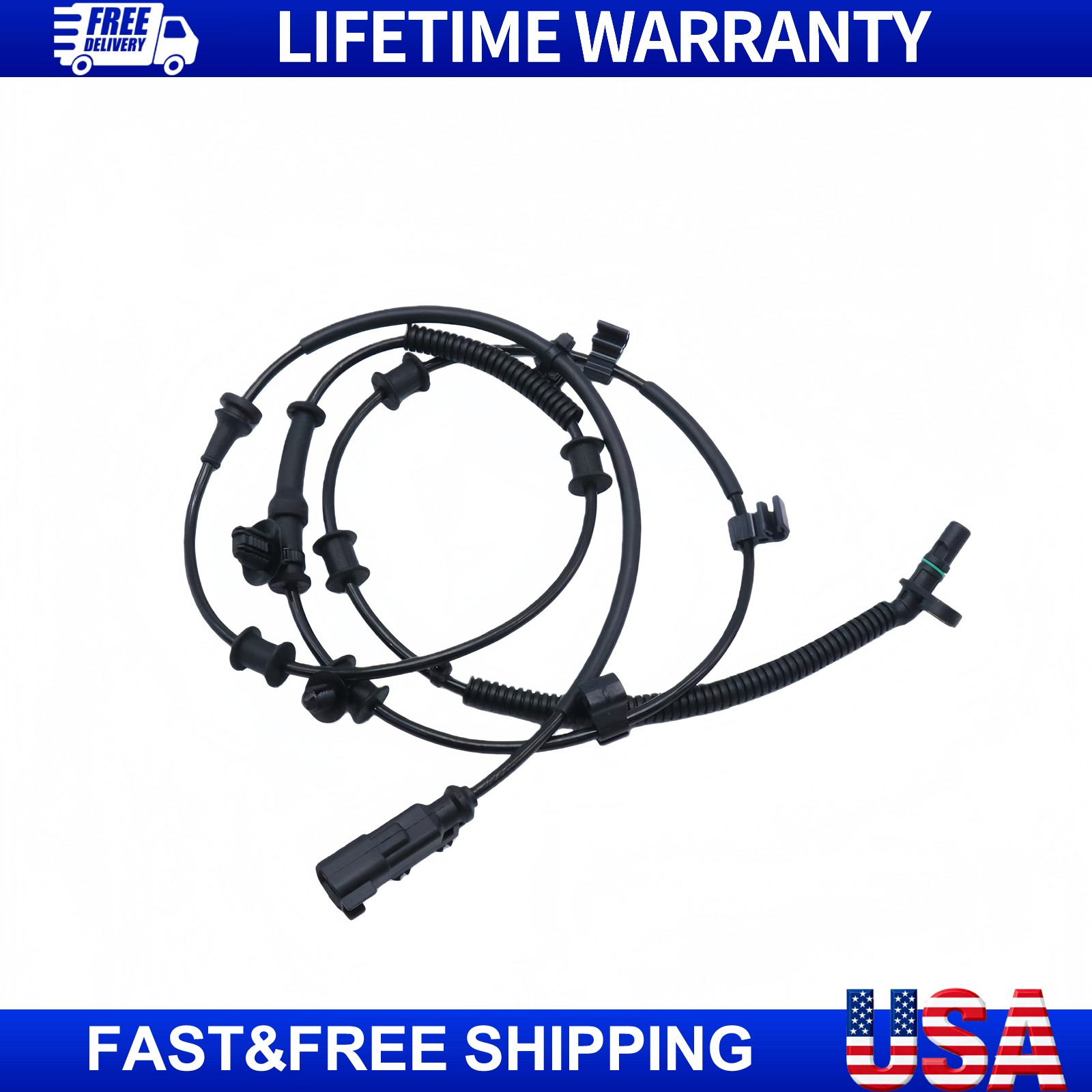 Replacement For Jeep Wrangler JL 2018-2025 Front ABS Wheel Speed Sensor Brake