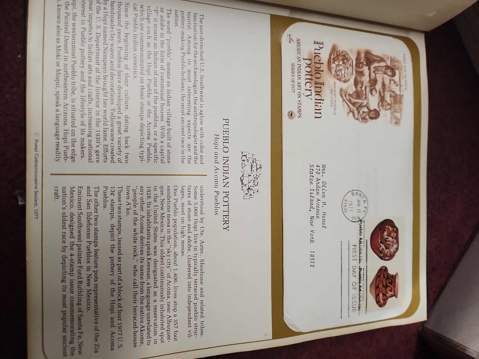 First DAY Postal Commemorative Society Stamp Book Covers Stamps 1975-77