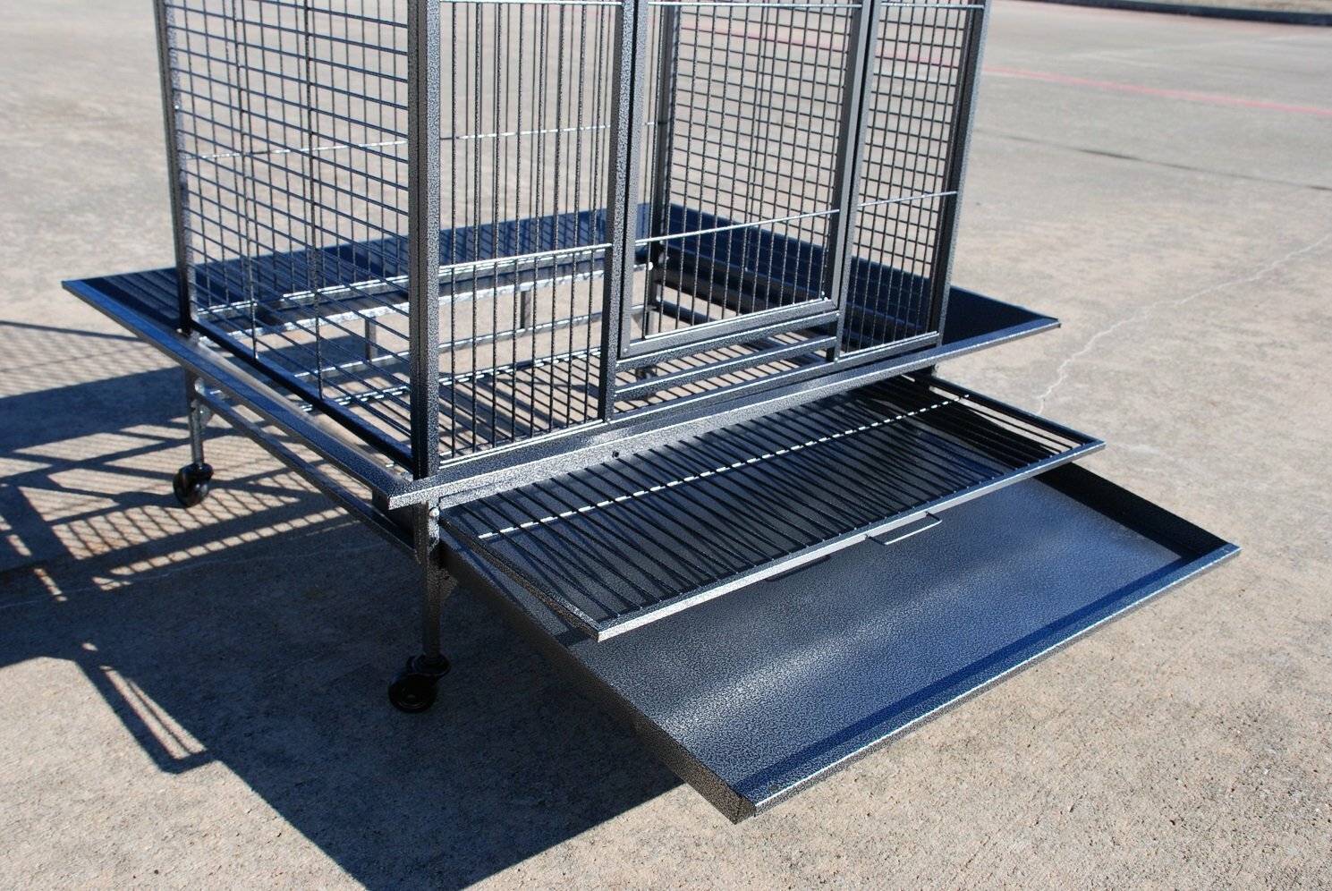 XX-LARGE Parrot Bird Cage For Macaw Cockatoo African Grey Amazon 32"x23"x66"H