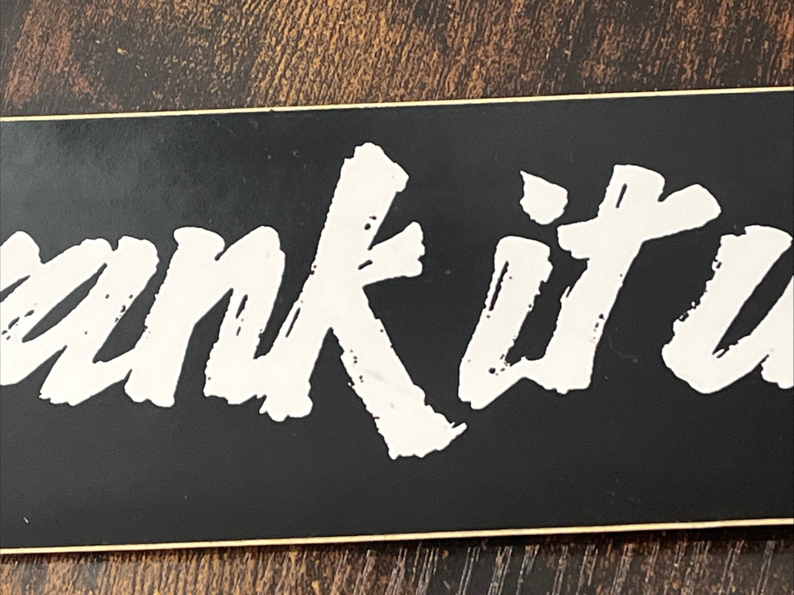 1980's FM 97 Rock Crank it UP Bumper Sticker KLOL K101 Houston TX Radio Station