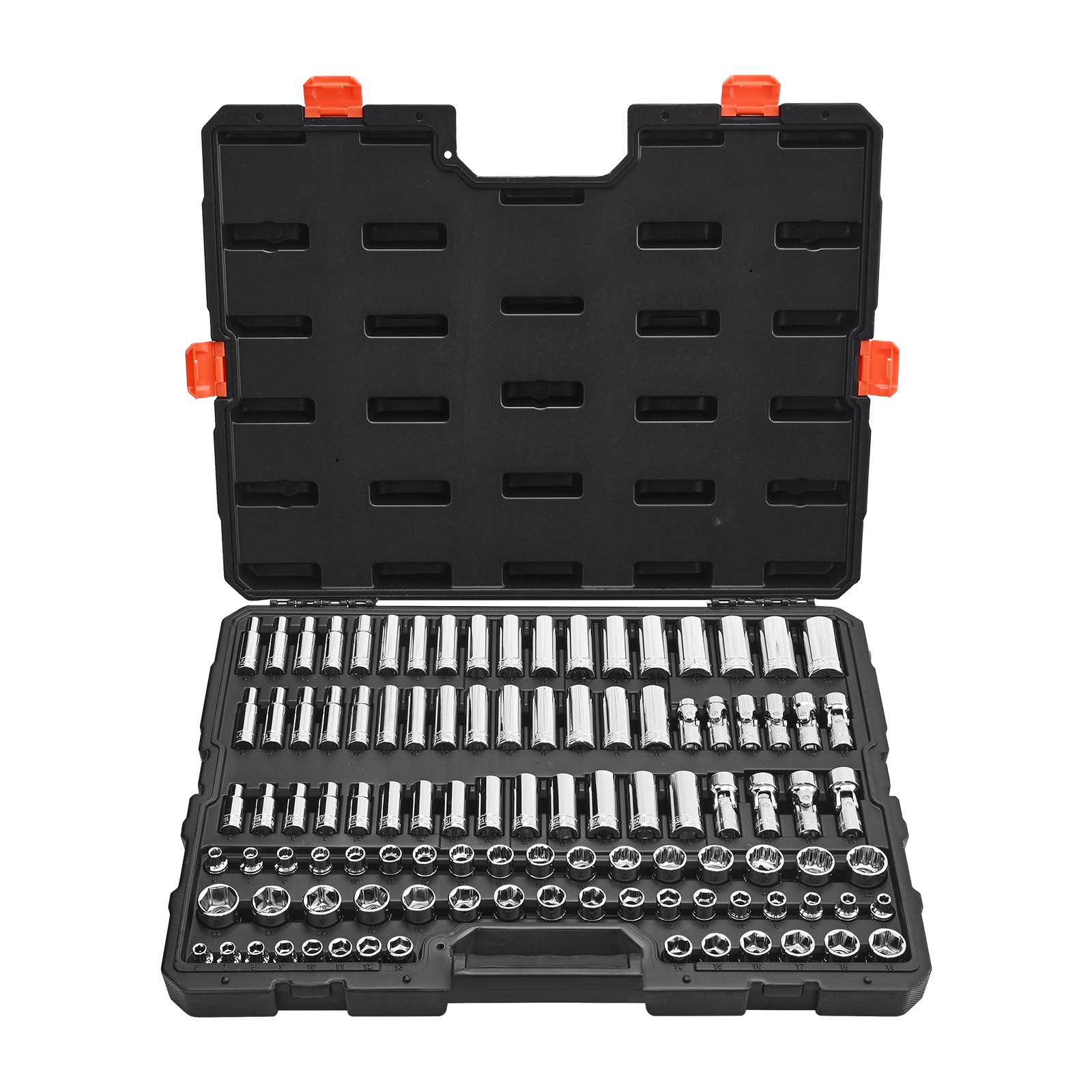 VEVOR Socket Set Socket Tool Set 104 Pieces 3/8 inch Drive Automotive Repair