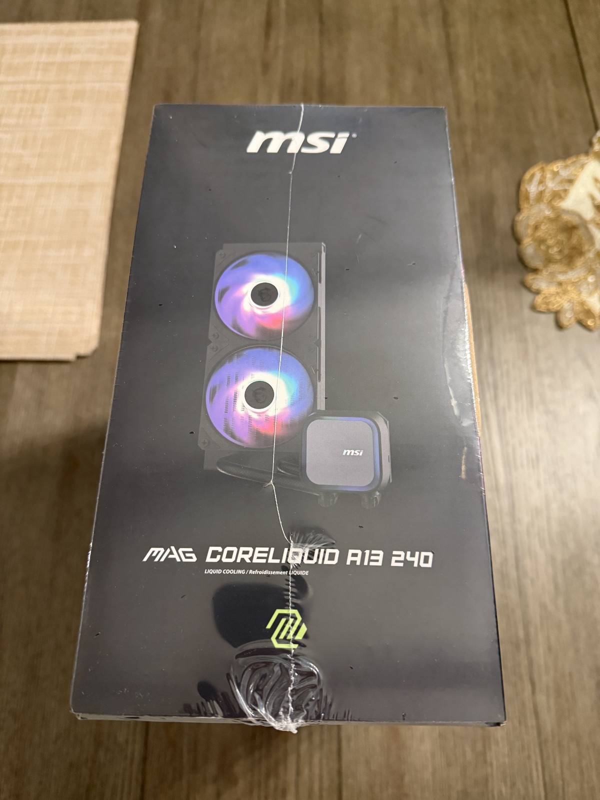 MSI MAG Coreliquid A13 240 - AIO ARGB CPU Liquid Cooler - 240mm Radiator