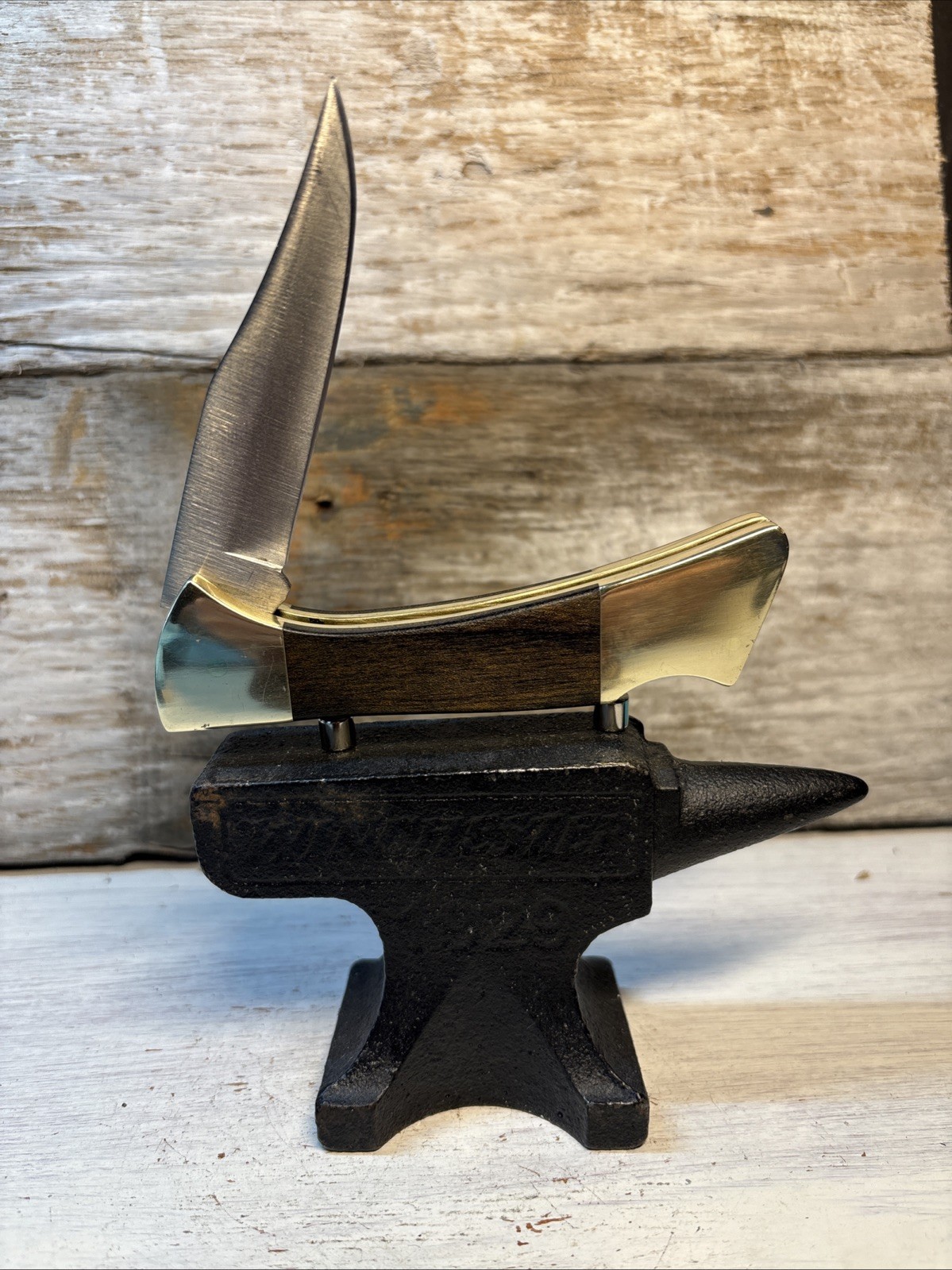 1992 Case XX USA 58L SS Mako Lockback Folding Hunting Knife w/ Leather Sheath