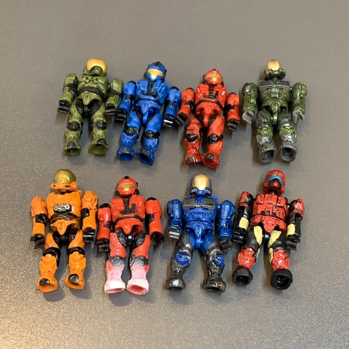 Random 45Pcs (15 Figures +30 Gun) HALO Mega Bloks CONSTRUX Unsc Elite SPARTAN #1